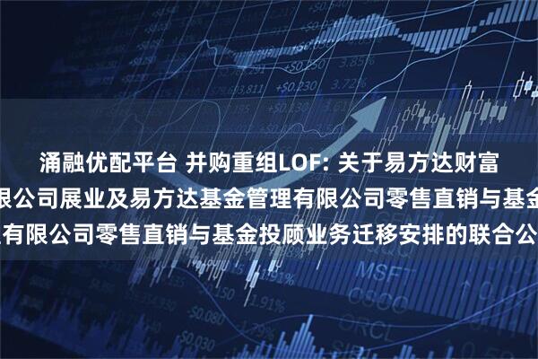 涌融优配平台 并购重组LOF: 关于易方达财富管理基金销售（广州）有限公司展业及易方达基金管理有限公司零售直销与基金投顾业务迁移安排的联合公告